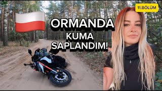 POLONYADA MOTOSİKLETİMİ DÜŞÜRDÜM GÜZEL YOL SONRASI YAŞANANLAR MOTOSİKLET İLE AVRUPA TURU BÖLÜM 11 [upl. by Lahcym123]