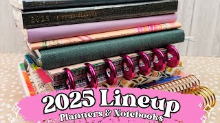 2025 Planner amp Notebook Lineup  Stalogy Sterling Ink Happy Planner Erin Condren Moleskine [upl. by Chappie594]