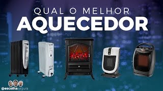 qual MELHOR AQUECEDOR  Elétrico Halógeno Cerâmica à Gás e Climatizador [upl. by Zinck]