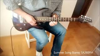 Ibanez sa 260 fm Summer Song  Joe Satriani coverelectricguitarrocknrolla2073 [upl. by Mitzie]