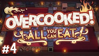 Overcooked All You Can Eat  4  SPOOKY PIZZA 4Player Gameplay [upl. by Yardley]