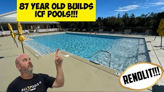 87 Year Old Builds Two ICF Pools [upl. by Ailam]