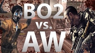 Black Ops 2 Zombies VS Advanced Warfare Exo Zombies Call of Duty Zombies [upl. by Vaclav]