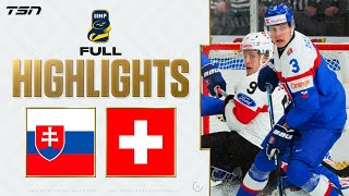 Slovakia vs Switzerland FULL HIGHLIGHTS  2024 World Junior Championship [upl. by Ycnej]