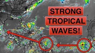 Strong Tropical Waves in the Deep Tropics could develop this week [upl. by Enined]