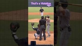 Violation The catcher is trying to communicate but it’s not in time Baseball ⚾️ Life Ma2tv [upl. by Anwahsal359]