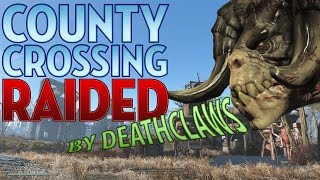 Massive Settlement Raid  Deathclaws  Fallout 4 [upl. by Bellina]