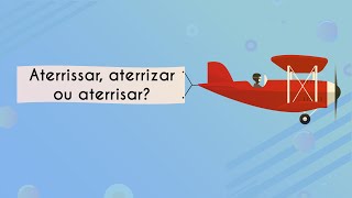 Aterrissar aterrizar ou aterrisar  Brasil Escola [upl. by Fatsug]