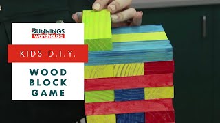 How To Make A Wood Block Game  DIY At Bunnings [upl. by Seabrooke542]