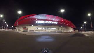 Wanda Metropolitano Stadium Canillejas Madrid at night [upl. by Rickard]