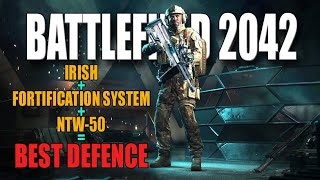 Battlefield 2042 DEFENCE STRATEGY  IRISH Fortification system with NTW50 [upl. by Ereynihc433]