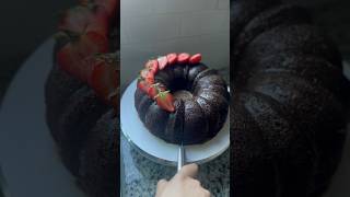 Chocolate Bundt Cake🍫🍓 [upl. by Jelsma361]