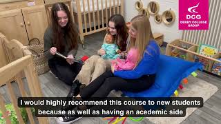 T Level Childcare students talk about their course [upl. by Baylor]