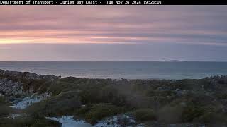 Jurien Bay coast sunset Tue 26 Nov 2024 [upl. by Oilenroc]