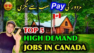 High Demand Jobs in Canada 2023  High Pay Jobs in Canada  Salaries in Canada [upl. by Thea]