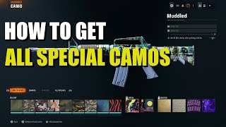 How to get All Special Camos Call of Duty Black Ops 6 [upl. by Helmer]