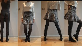 GDWM Ootd Paxka femboy wearing Italian dresses and high boots [upl. by Anne-Marie]