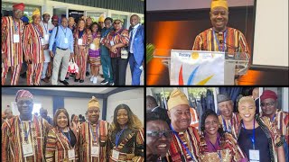 Mauritius UpdatePics from Rotary Zone22 Institute DG9112 RtnFemi with RI President Stephanie U [upl. by Adnwahs247]