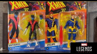 Marvel Legends XMen 97 Cyclops And Nightcrawler Unboxing amp Review [upl. by Nahtannoj]