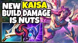 This KAISA build is so op even a support can carry  Kaisa ADC  1321 League of Legends [upl. by Hcurab]