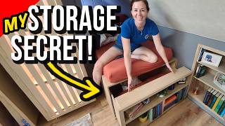 Under Bed Storage  How to Build a Shelf and Drawer in One [upl. by Menard]