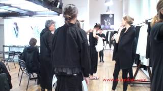 The Choice of IVO MILAN Ys Yohji Yamamoto showroom SpringSummer 2016 [upl. by Uzia]