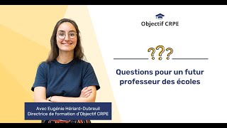 CRPE  Question pour un futur professeur des écoles  édition 4 [upl. by Wohlen]