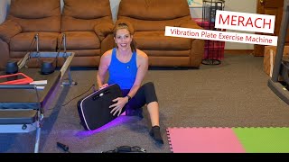 MERACH Vibration Plate Exercise Machine neat way to workout exercise vibration workout [upl. by Eiggep]