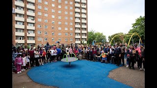 Love Lane Estate Play Area Launch [upl. by Duarte]