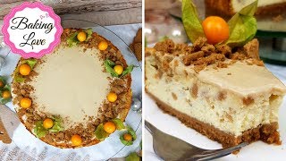 Der WELTBESTE Käsekuchen Spekulatius Cheesecake mit Zimt amp Orange I Winter Edition [upl. by Trometer861]