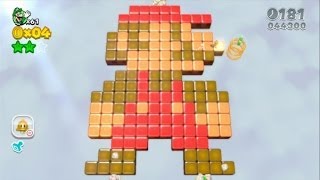 Super Mario 3D World 100 Walkthrough Part 11  World 5 53 5A 54 55 Green Stars amp Stamps [upl. by Nelleyram435]