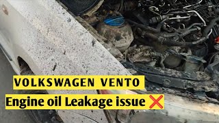 VW VENTO Engine Oil leakage problem TheRearHub volkswagen vento automotive [upl. by Yeltrab465]