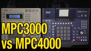 Akai MPC3000 versus MPC4000 Sound Comparison Shoot Out [upl. by Hollah]