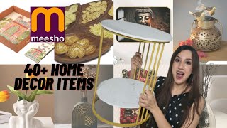 Huge Meesho Home Decor Haul🔥40 Home Decor Items Starts at 150rs Meesho Home Decor Finds ❤️ [upl. by Eelydnarb]