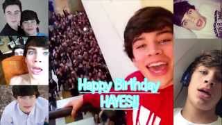 Happy Birthday Hayes Grier Hayes Grier Vines compilation [upl. by Jahncke792]