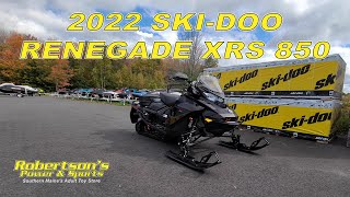 2022 SKIDOO RENEGADE XRS 850 [upl. by Yorker435]