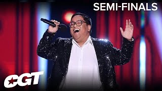 Raymond Salgado Sings A Cherished Hit Song In The SemiFinals  Canada’s Got Talent SemiFinals [upl. by Nike]