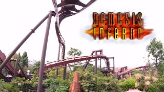 Nemesis Inferno 4K Front Seat POV  Thorpe Park [upl. by Airitac]