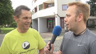 Vor dem 8 Treppenlauf Interview mit Mitveranstalter Bernd Rennies [upl. by Leelaj]