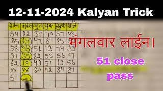 12th November 2024  Kalyan Matka vip number Full solid Jodi Otc TuesdayLine [upl. by Sheffy]