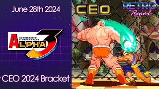 Retro Revival at CEO2024 62824 Street Fighter Alpha 3 [upl. by Akerboom]