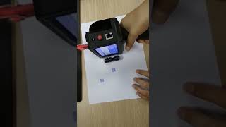 Meenjet Hand Jet Printer M6 Print Variable QR code on anywhere [upl. by Terrijo]