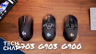 Logitech G903 vs G900 vs G703  Best Wireless Gaming Mouse  The Tech Chap [upl. by Virendra]