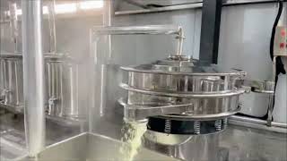 Rotary vibrating sieve machine for filter liquid [upl. by Layton]