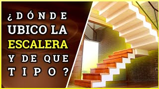 ¿DÓNDE UBICO LA ESCALERA Y DE QUE TIPO  CRITERIOS PARA UBICAR CORRECTAMENTE UNA ESCALERA [upl. by Revlis]