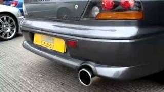 Mitsubishi Evolution Performance Exhaust by Cobra Sport Exhausts [upl. by Amsab559]