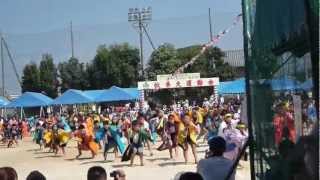 H24年度 愛媛県新居浜市立中萩小学校運動会 5年『輝《かがやき》』 [upl. by Esikram538]