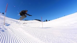 Snowboarden im Schneereich Damüls 2013 [upl. by Ellives726]