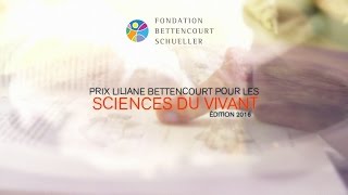 Prix Liliane Bettencourt pour les sciences du vivant 2016  Benjamin Lehner [upl. by Drew303]