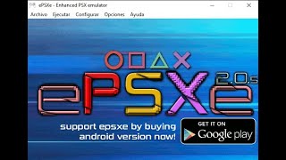 Como Configurar ePSXe  El Mejor Emulador de PS1 Para tu PC OBSOLETO [upl. by Dulci773]